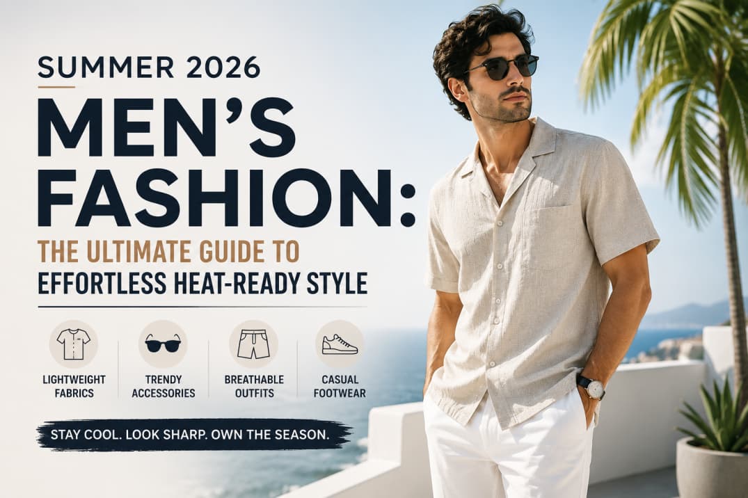 Summer 2026 Men's Fashion: The Ultimate Guide to Effortless Heat-Ready Style — Fashion article cover