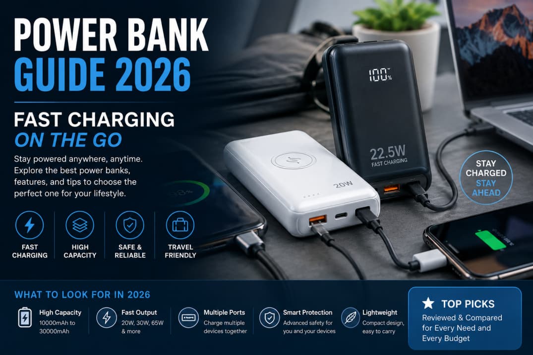 Power Bank Guide 2026: Fast Charging on the Go — Tech article cover