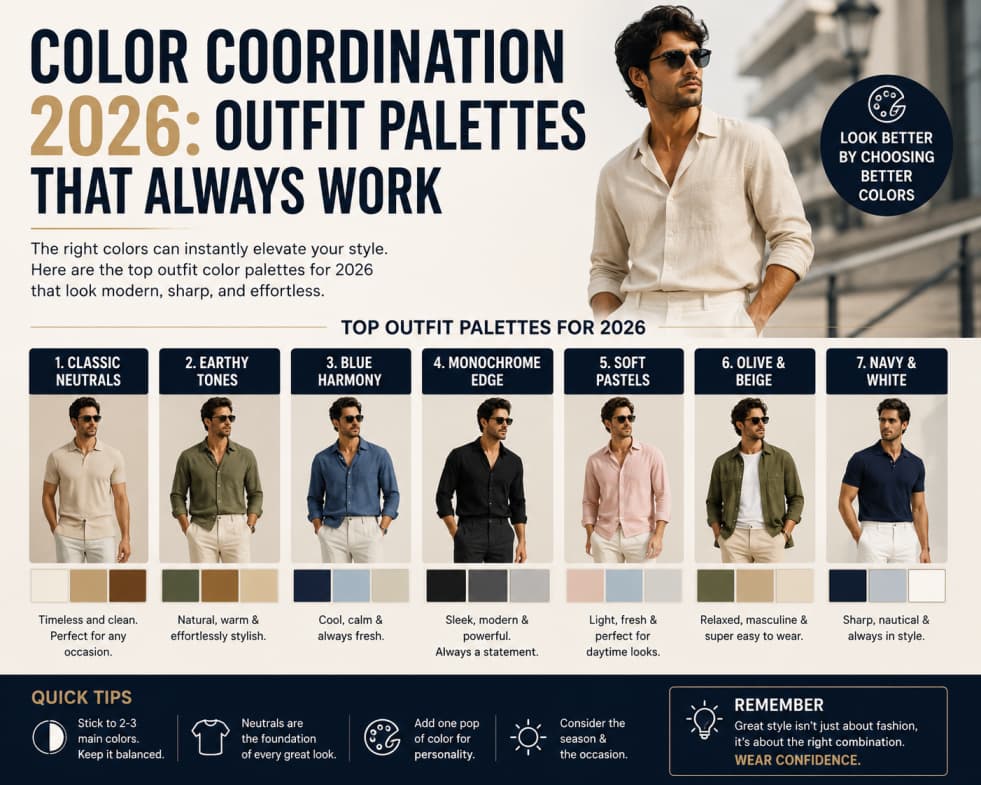 Color Coordination 2026: Outfit Palettes That Always Work — Fashion article cover