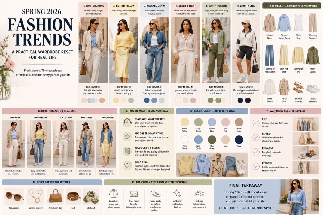 Spring 2026 Fashion Trends: A Practical Wardrobe Reset for Real Life — Fashion article cover