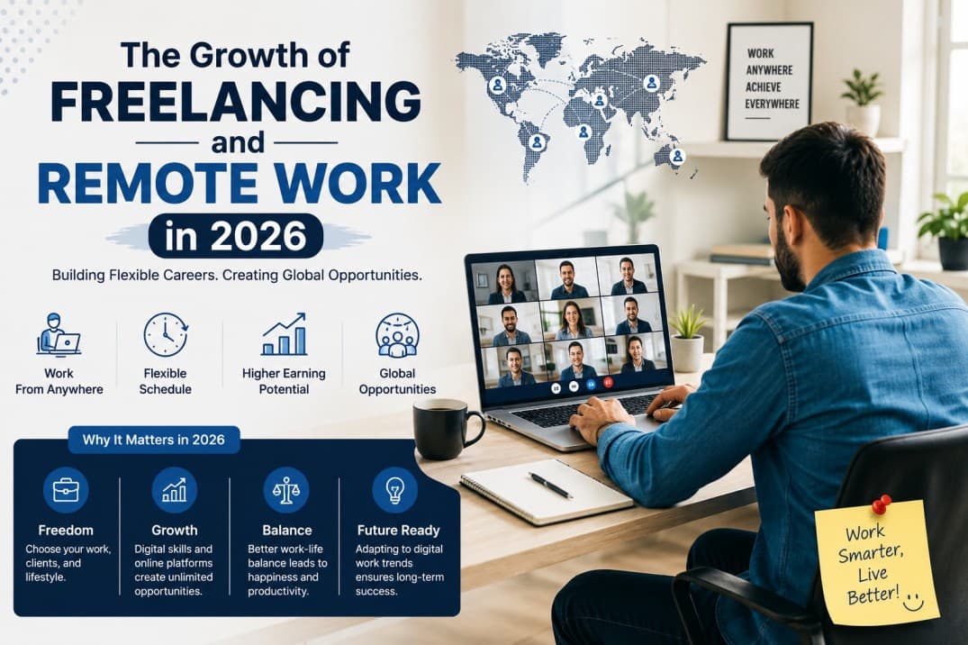 The Growth of Freelancing and Remote Work in 2026 — Career article cover