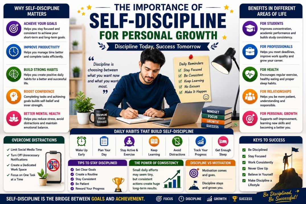 The Importance of Self-Discipline for Personal Growth — Self Development article cover
