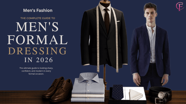 The Complete Guide to Men's Formal Dressing in 2026 — Men's Fashion article cover